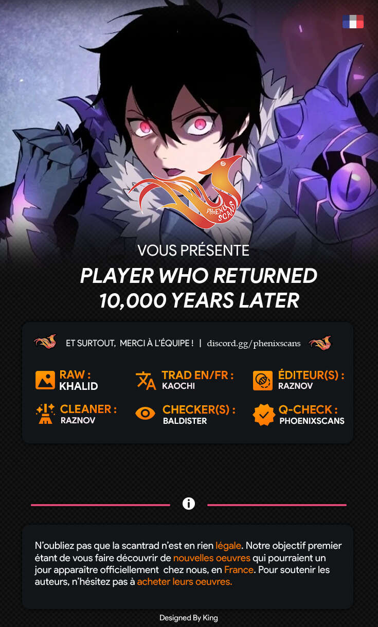 Read Player Who Returned 10 000 Years Later FR Manga Online