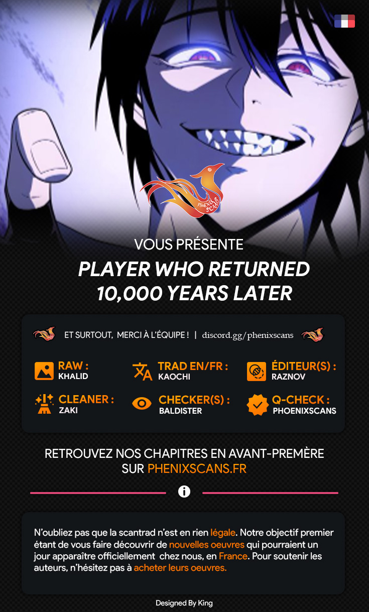 Read Player Who Returned 10 000 Years Later FR Manga Online