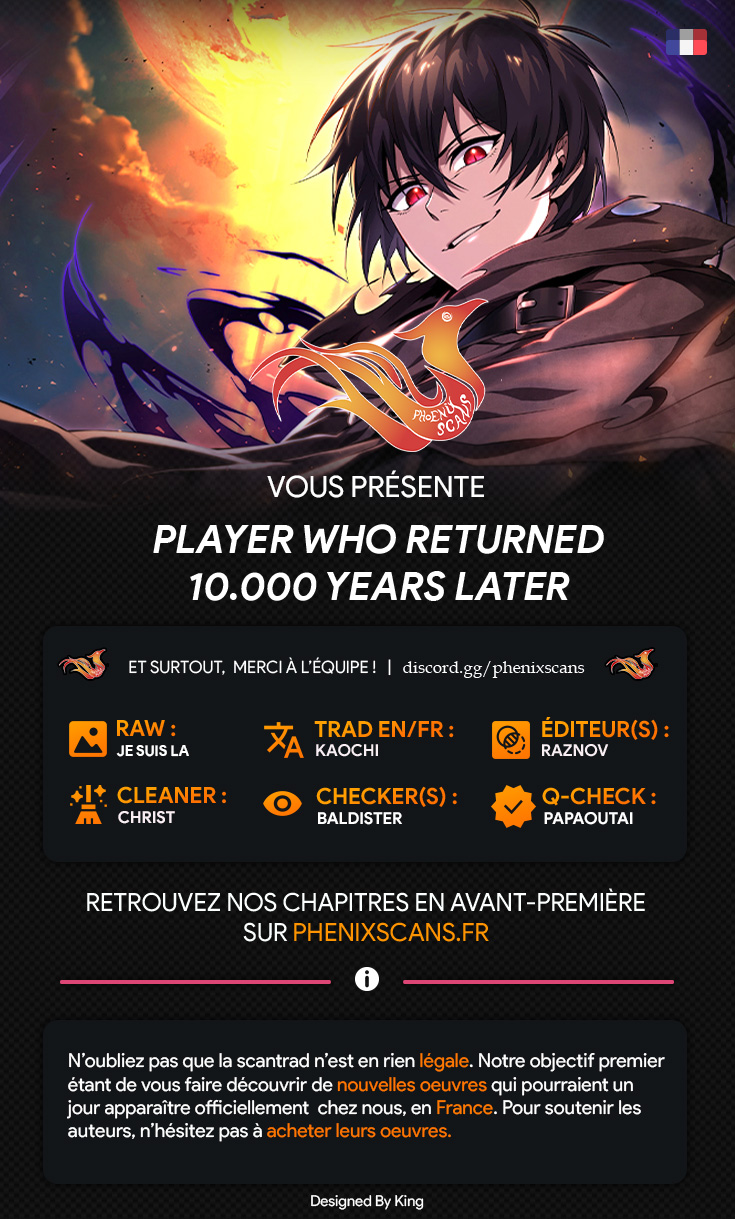 Read Player Who Returned 10 000 Years Later FR Manga Online