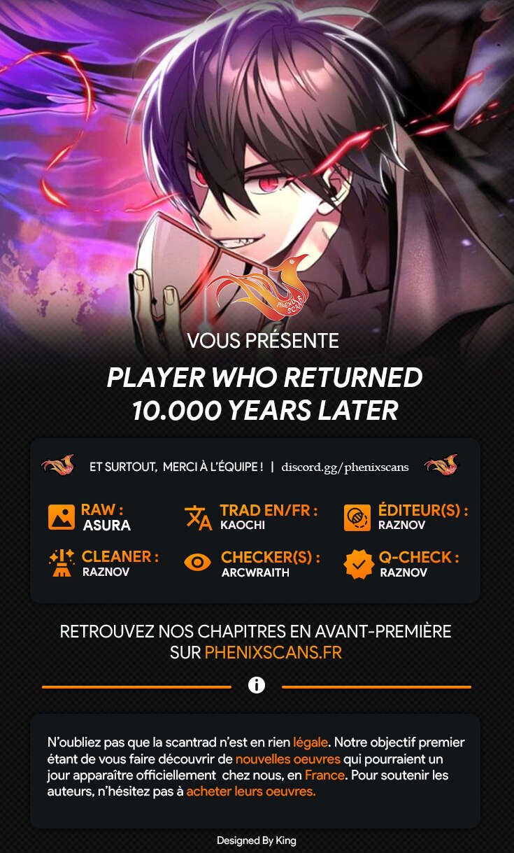 Read Player Who Returned 10 000 Years Later FR Manga Online