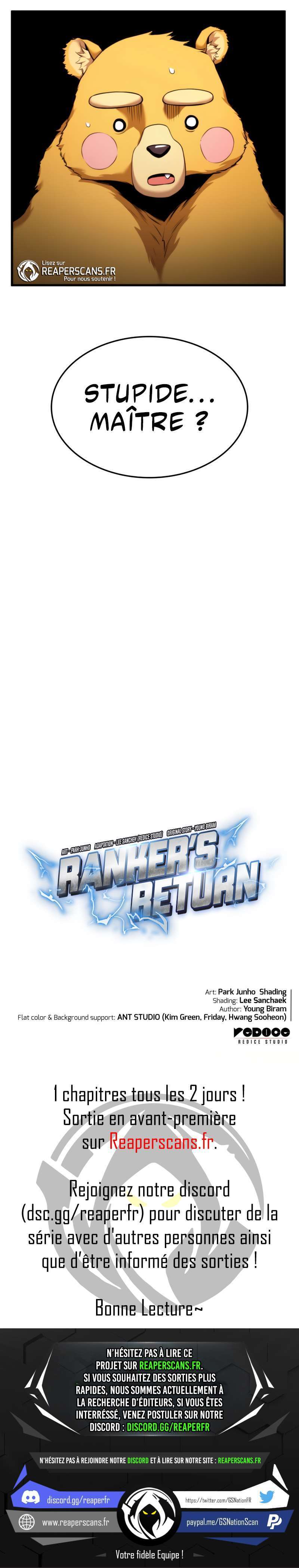 Read Ranker’s Return Remake FR Manga Online