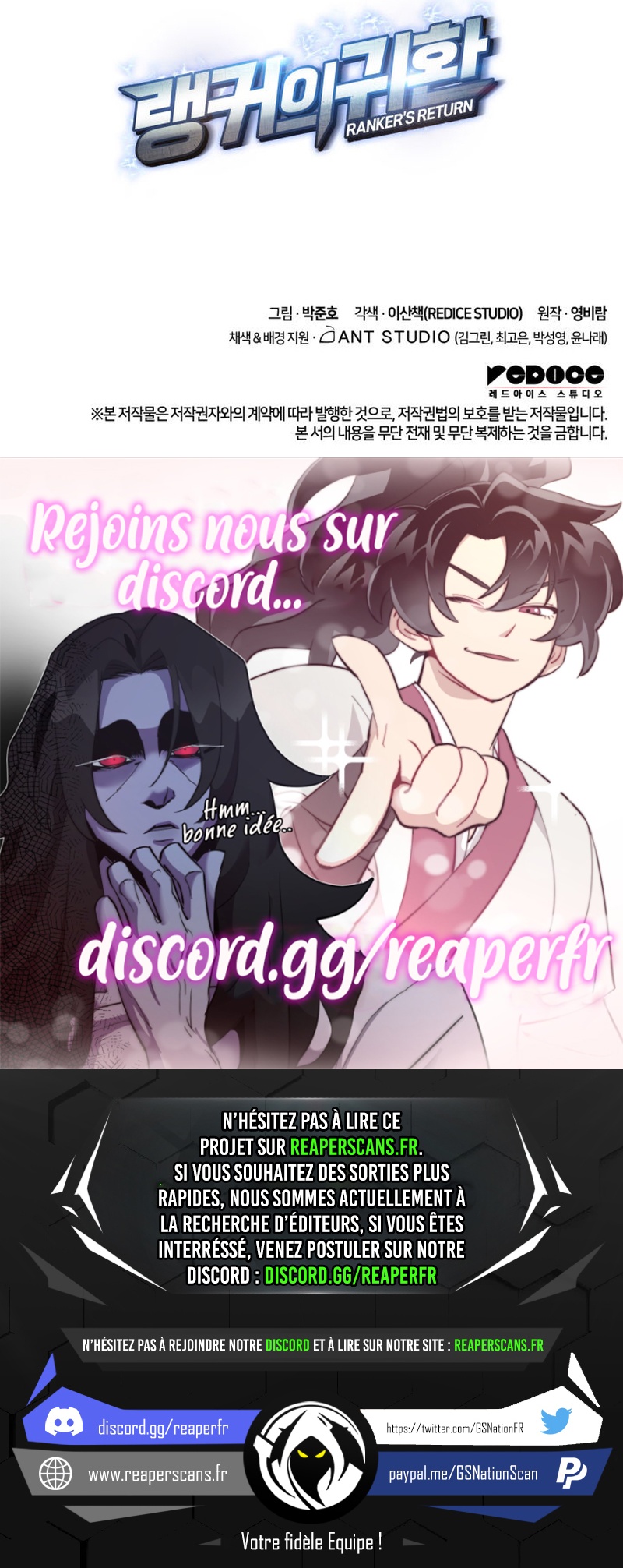 Read Ranker’s Return Remake FR Manga Online