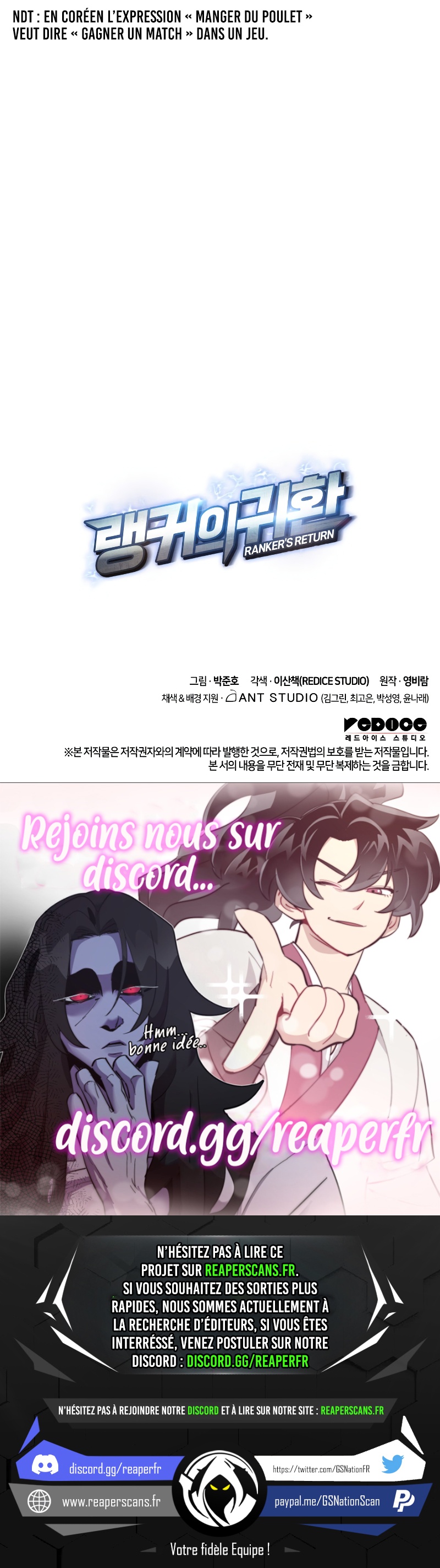Read Ranker’s Return Remake FR Manga Online