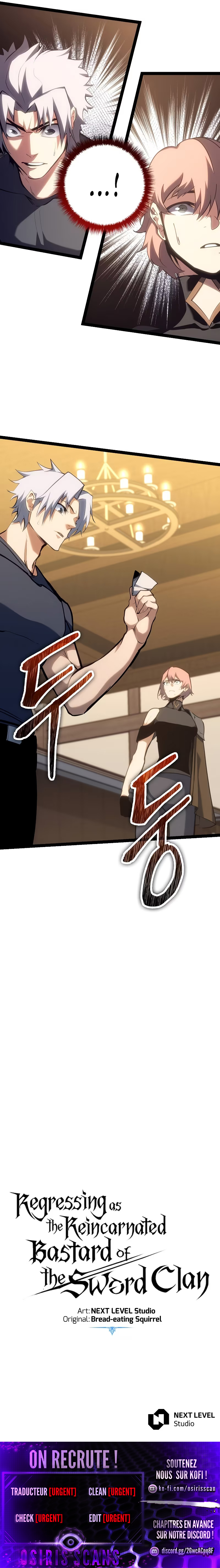 Read Regressing as the Reincarnated Bastard of the Sword Clan FR Manga Online