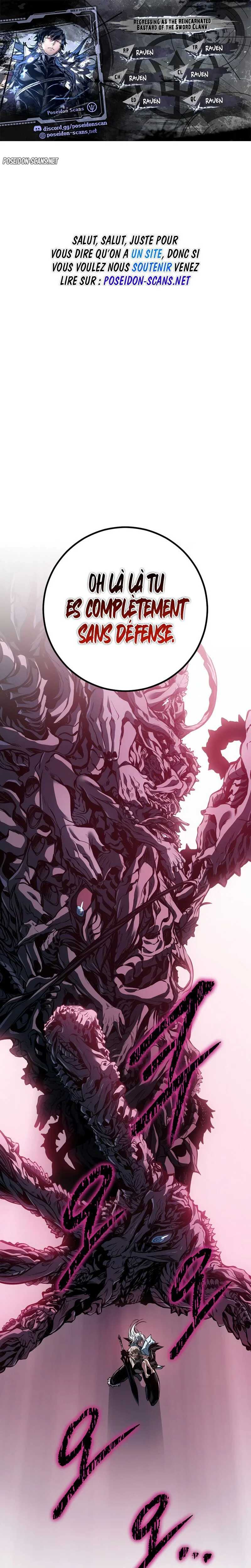 Read Regressing as the Reincarnated Bastard of the Sword Clan FR Manga Online