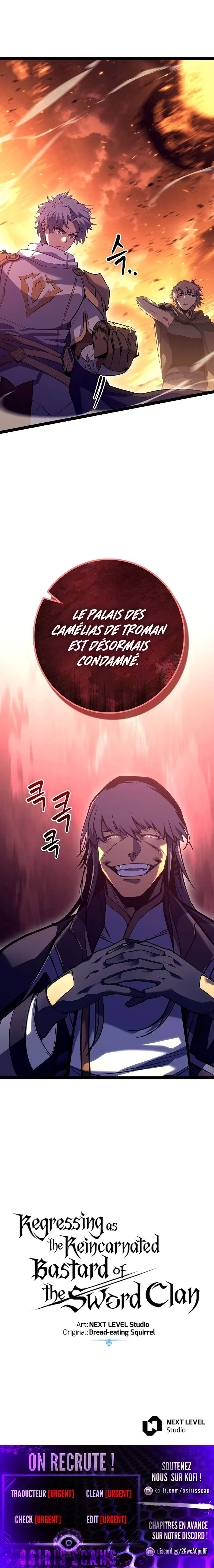 Read Regressing as the Reincarnated Bastard of the Sword Clan FR Manga Online