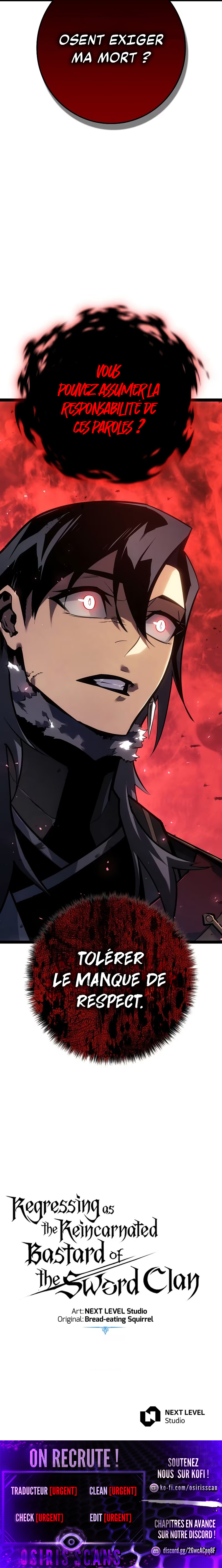 Read Regressing as the Reincarnated Bastard of the Sword Clan FR Manga Online