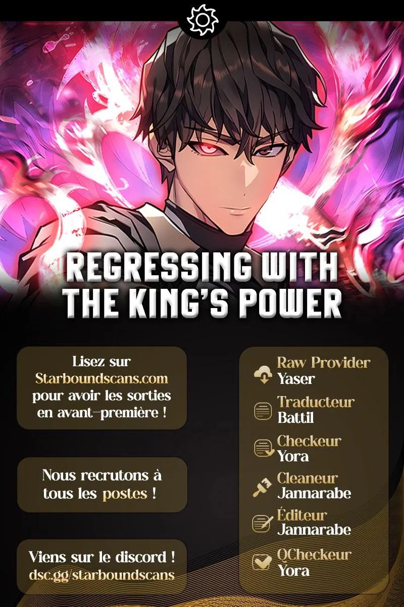 Read Regressing with the King’s Power FR Manga Online