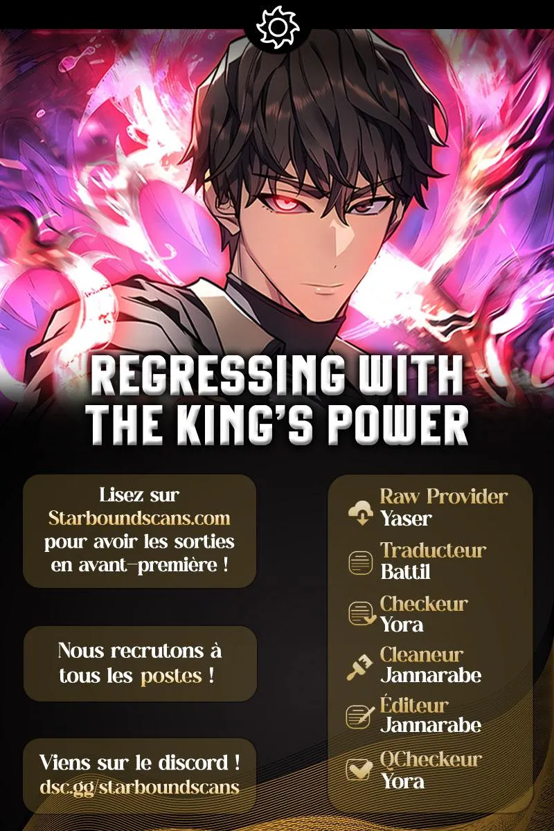 Read Regressing with the King’s Power FR Manga Online