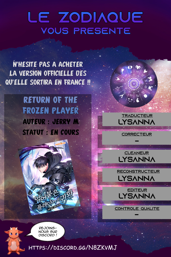 Read Return Of The Frozen Player FR Manga Online