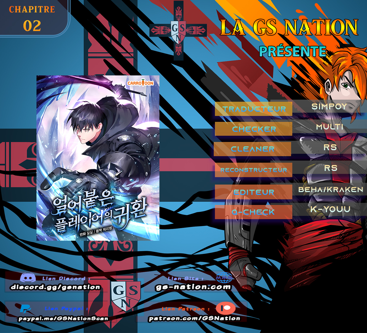 Read Return Of The Frozen Player FR Manga Online