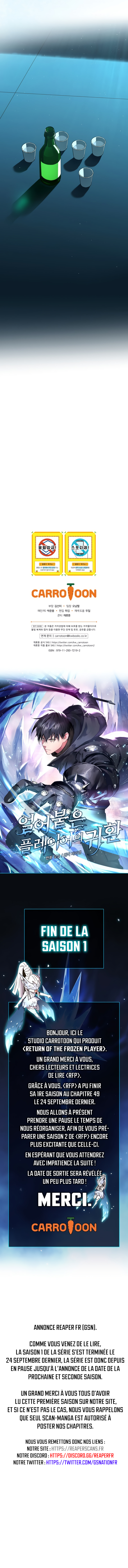 Read Return Of The Frozen Player FR Manga Online