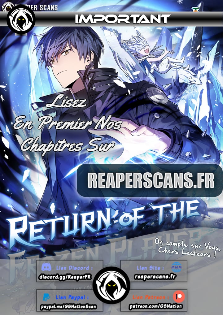 Read Return Of The Frozen Player FR Manga Online