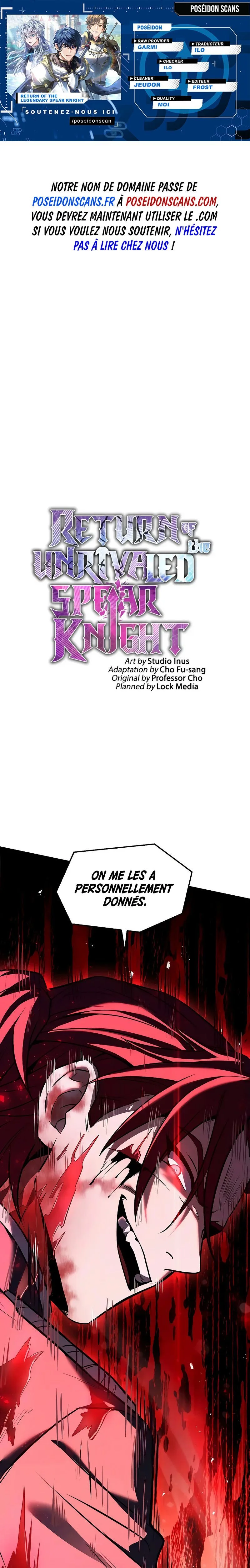 Read Return of the Legendary Spear Knight FR Manga Online