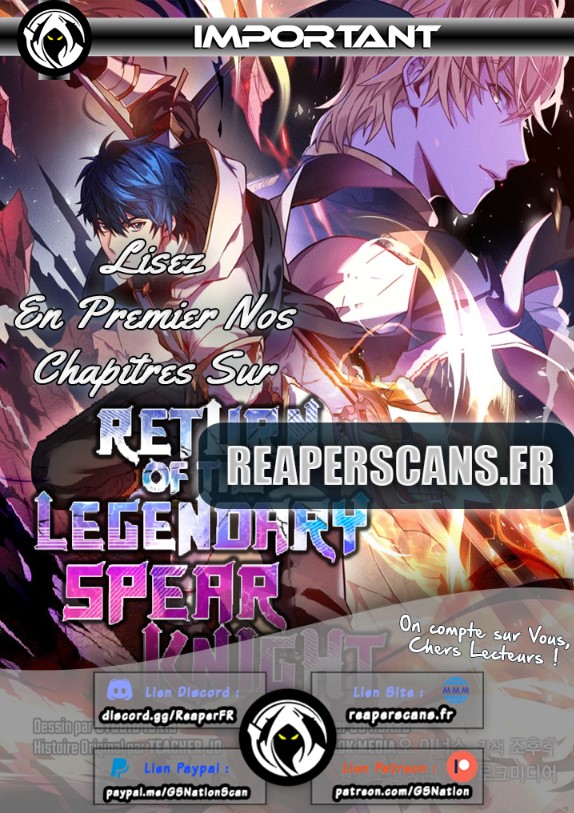 Read Return of the Legendary Spear Knight FR Manga Online