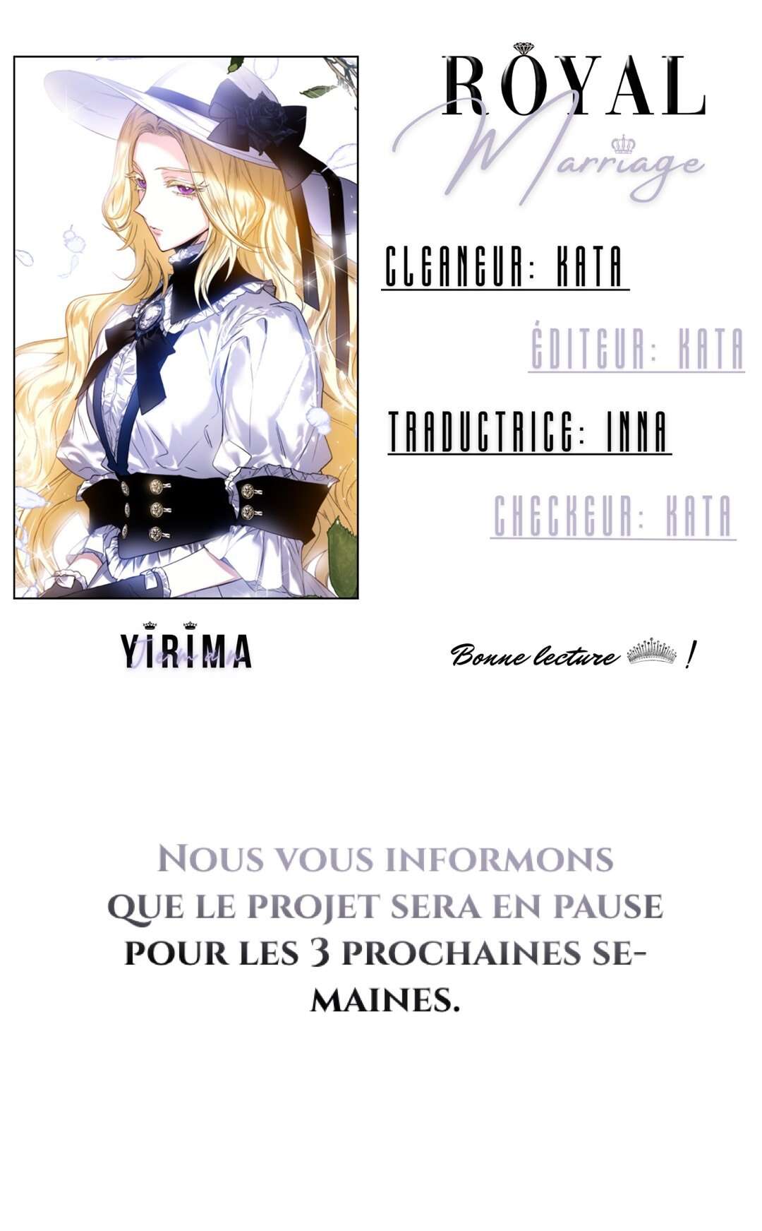 Read Royal Marriage FR Manga Online
