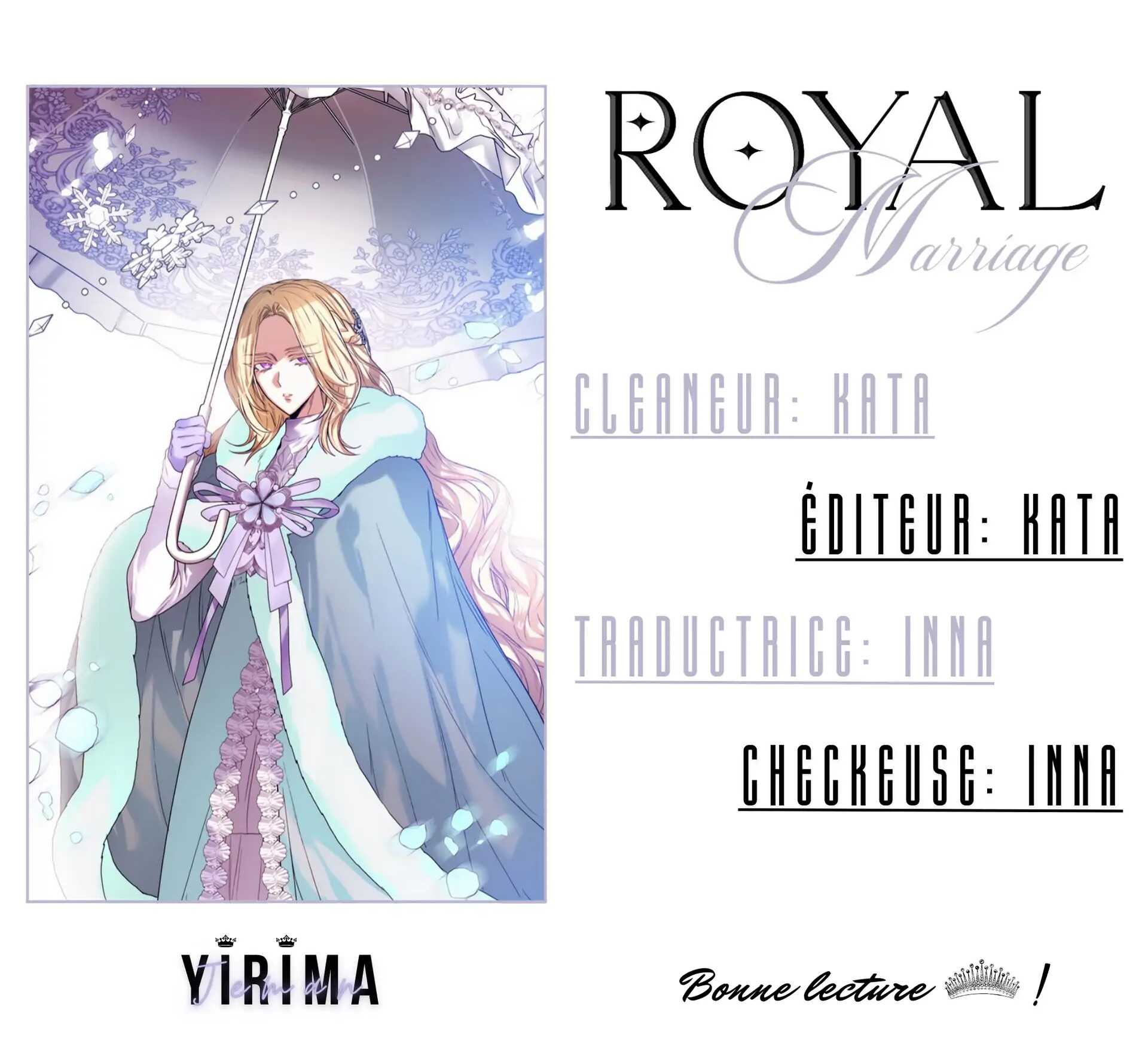 Read Royal Marriage FR Manga Online