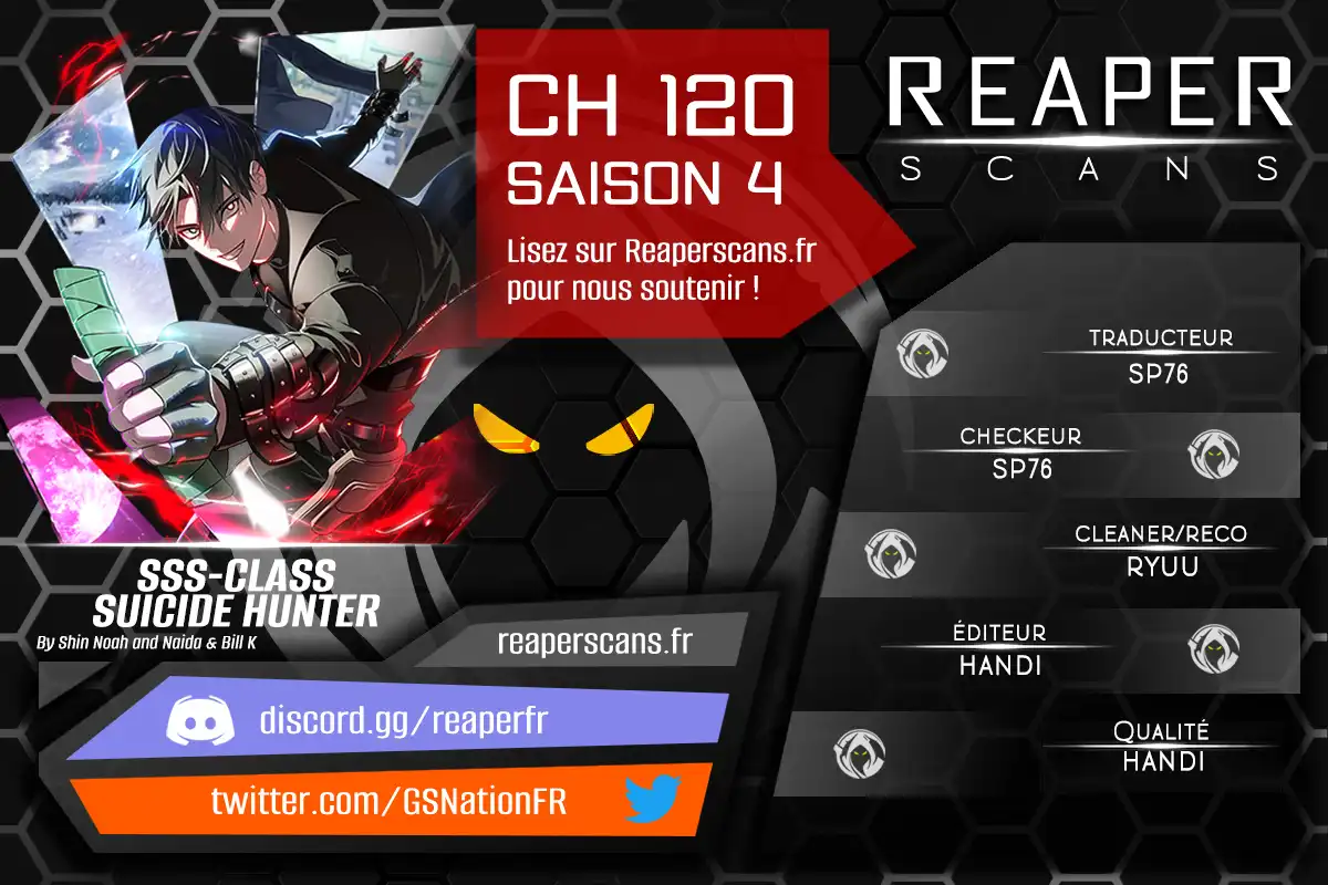 Read SSS Class Suicide Hunter FR Manga Online