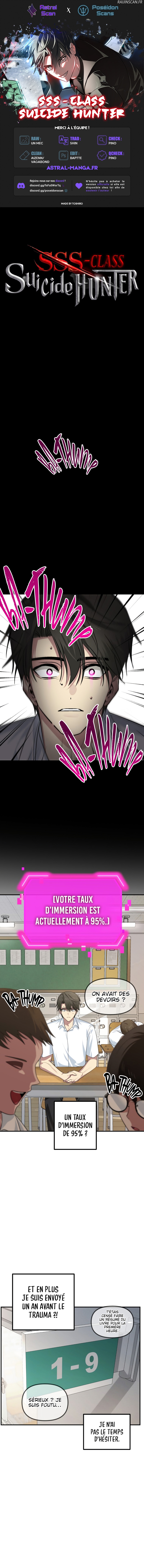 Read SSS Class Suicide Hunter FR Manga Online