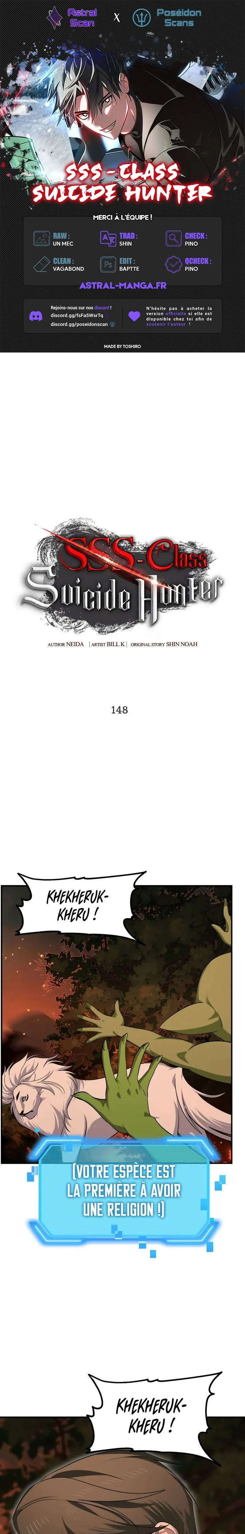 Read SSS Class Suicide Hunter FR Manga Online