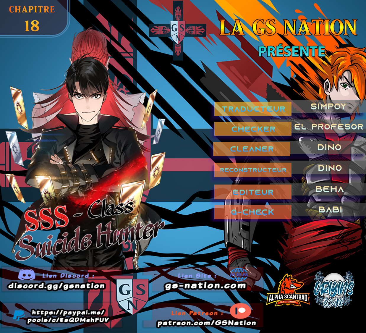 Read SSS Class Suicide Hunter FR Manga Online