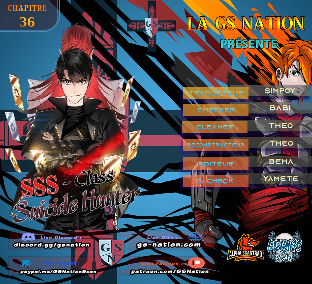 Read SSS Class Suicide Hunter FR Manga Online