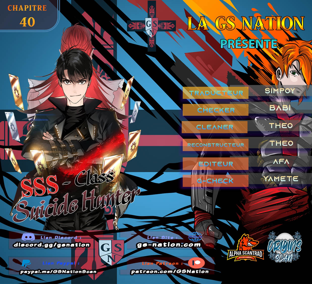 Read SSS Class Suicide Hunter FR Manga Online