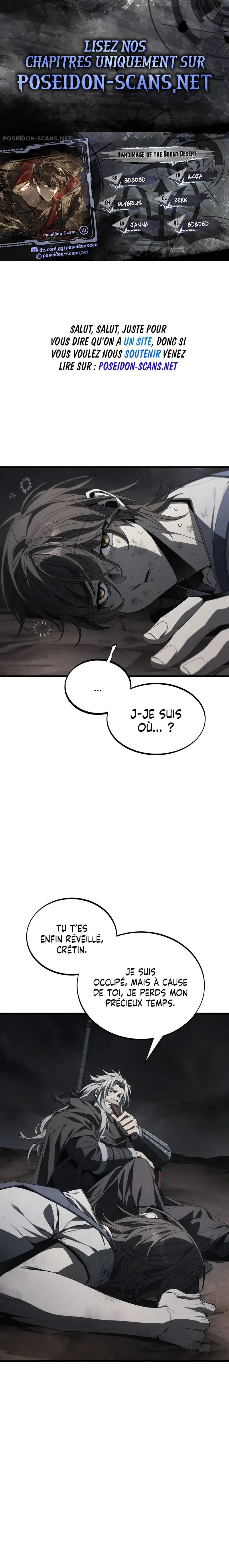 Read Sand Mage of the Burnt Desert FR Manga Online