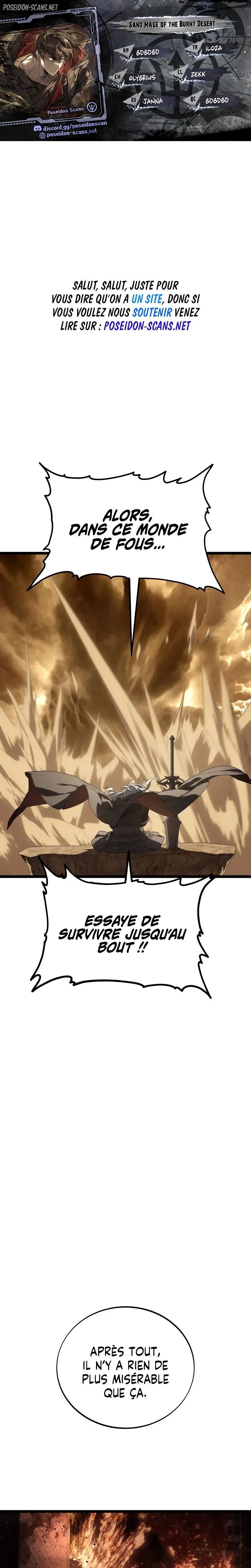 Read Sand Mage of the Burnt Desert FR Manga Online