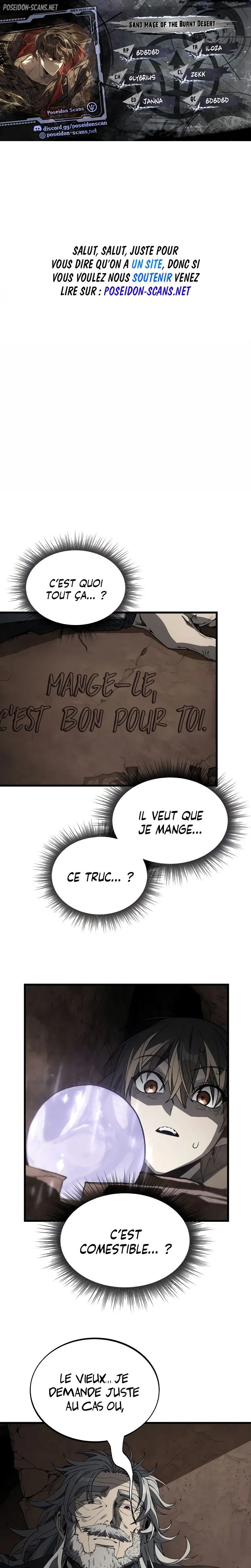 Read Sand Mage of the Burnt Desert FR Manga Online