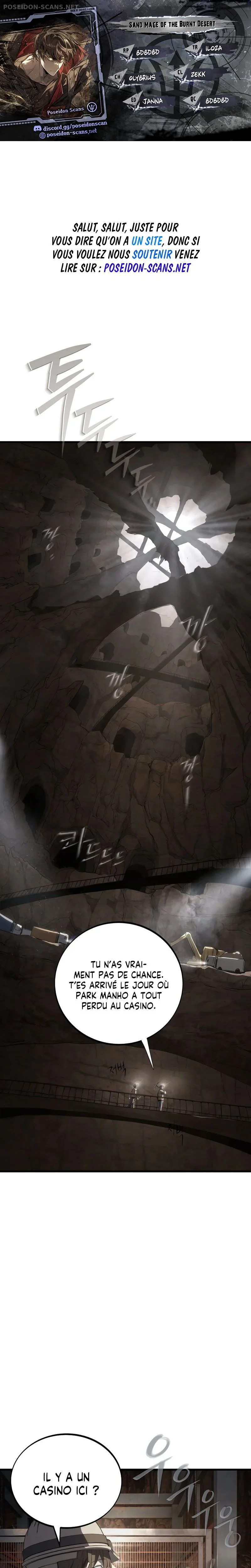 Read Sand Mage of the Burnt Desert FR Manga Online