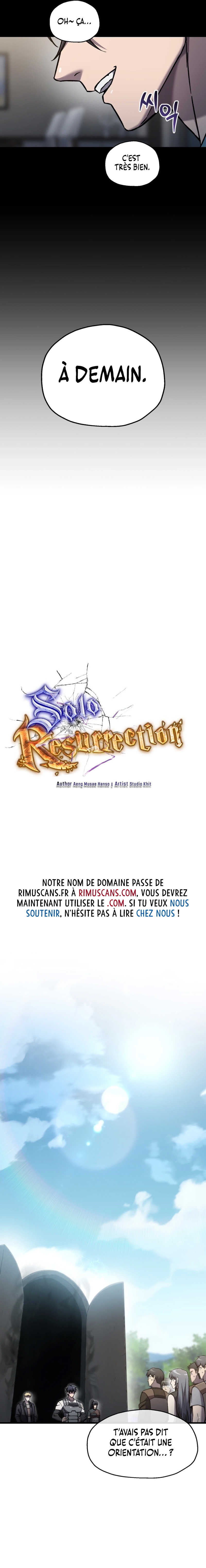 Read Solo Resurrection FR Manga Online