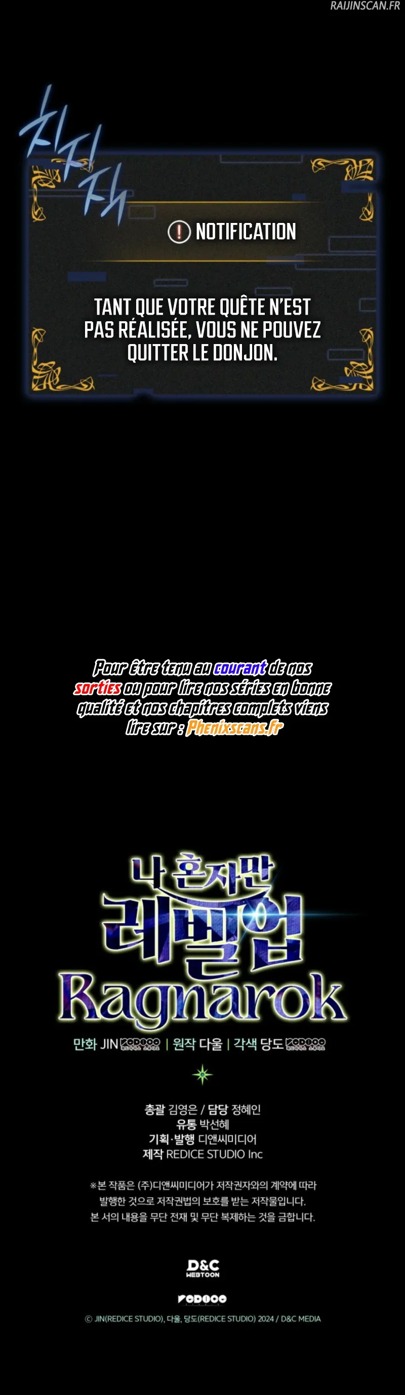 Read Solo leveling Ragnarok FR Manga Online