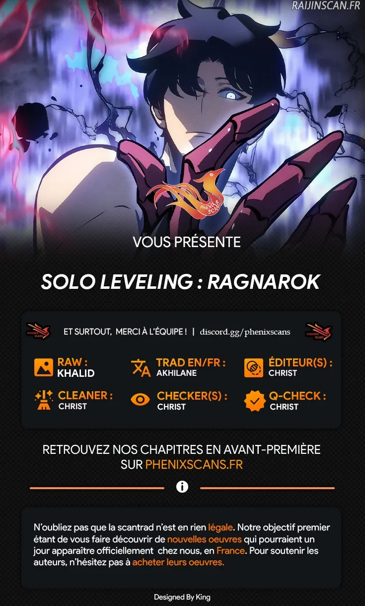 Read Solo leveling Ragnarok FR Manga Online