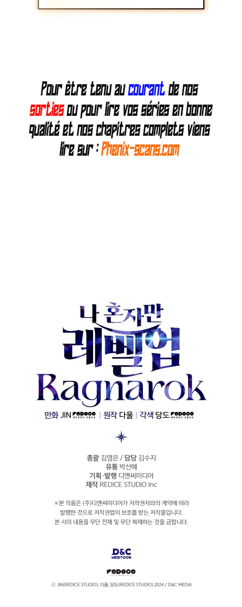 Read Solo leveling Ragnarok FR Manga Online