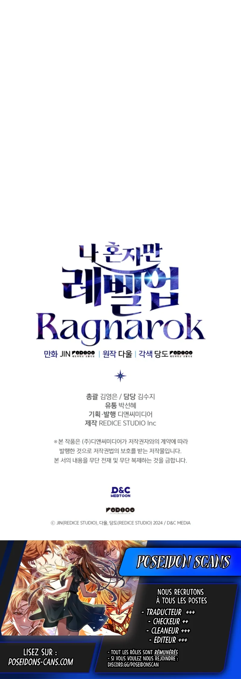Read Solo leveling Ragnarok FR Manga Online