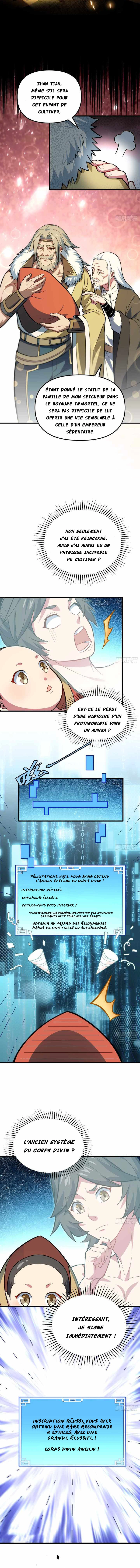 Read Start by signing in and obtaining the Ancient Divine Body FR Manga Online