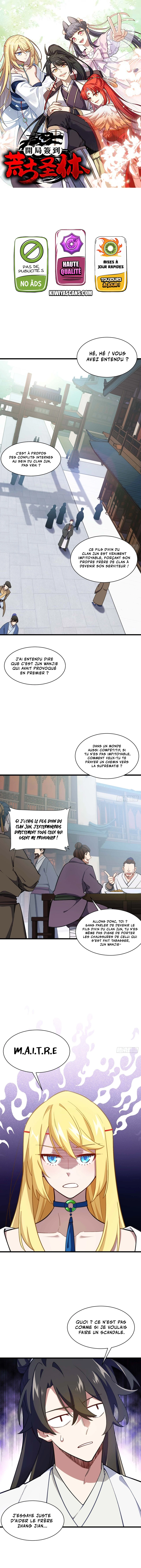 Read Start by signing in and obtaining the Ancient Divine Body FR Manga Online