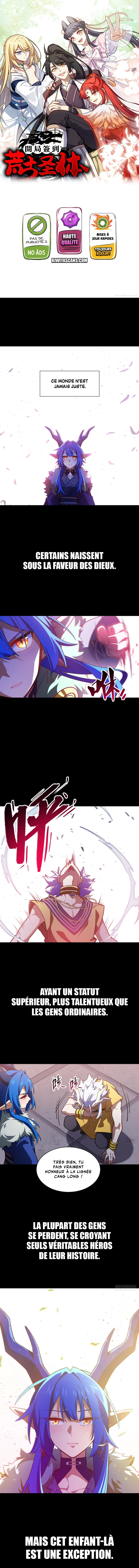 Read Start by signing in and obtaining the Ancient Divine Body FR Manga Online