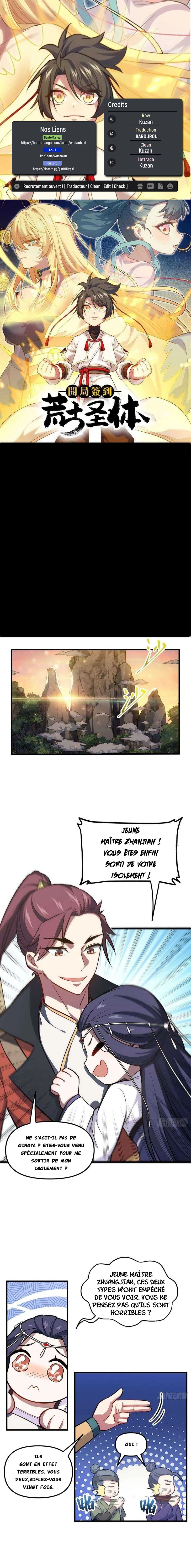 Read Start by signing in and obtaining the Ancient Divine Body FR Manga Online