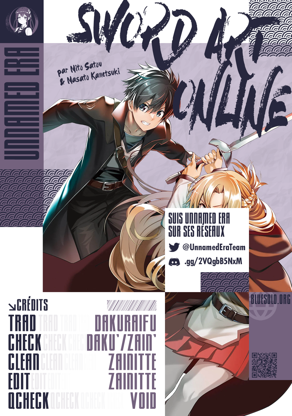 Read Sword Art Online Re Aincrad FR Manga Online