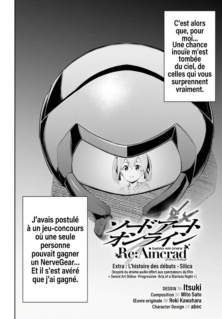 Read Sword Art Online Re Aincrad FR Manga Online