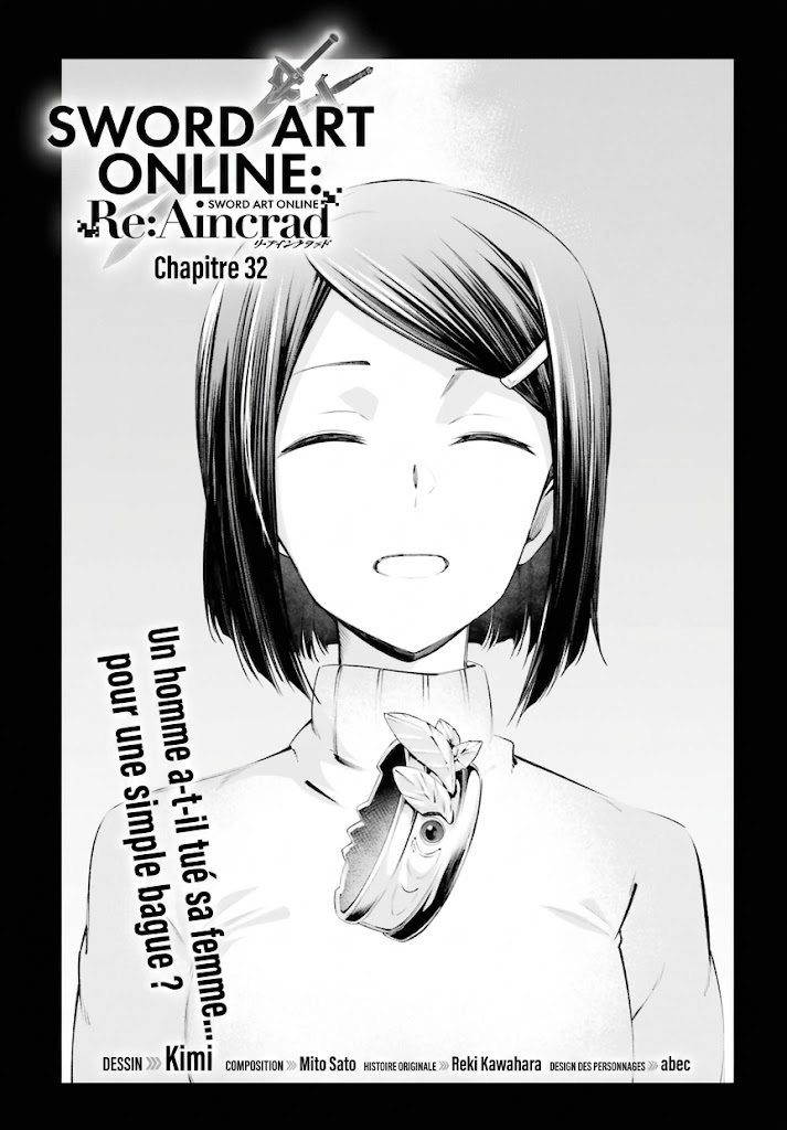 Read Sword Art Online Re Aincrad FR Manga Online