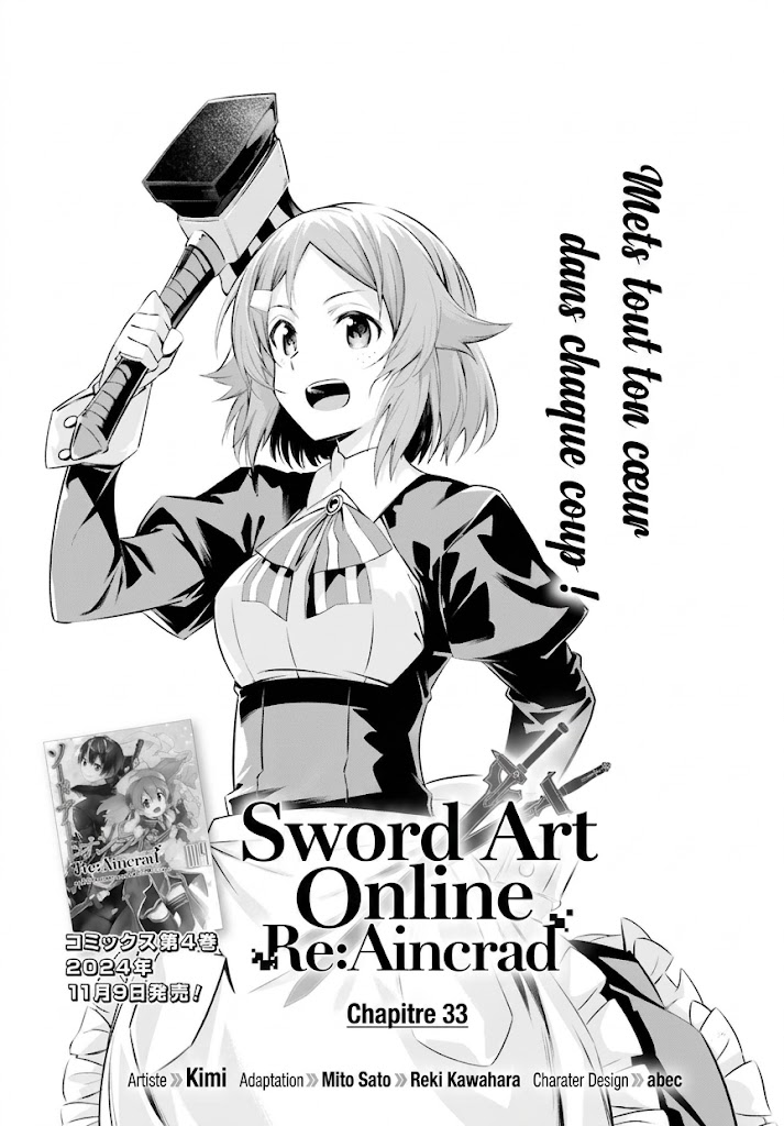 Read Sword Art Online Re Aincrad FR Manga Online