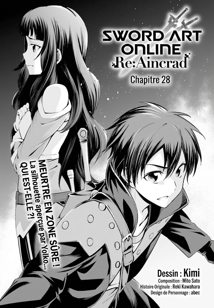 Read Sword Art Online Re Aincrad FR Manga Online