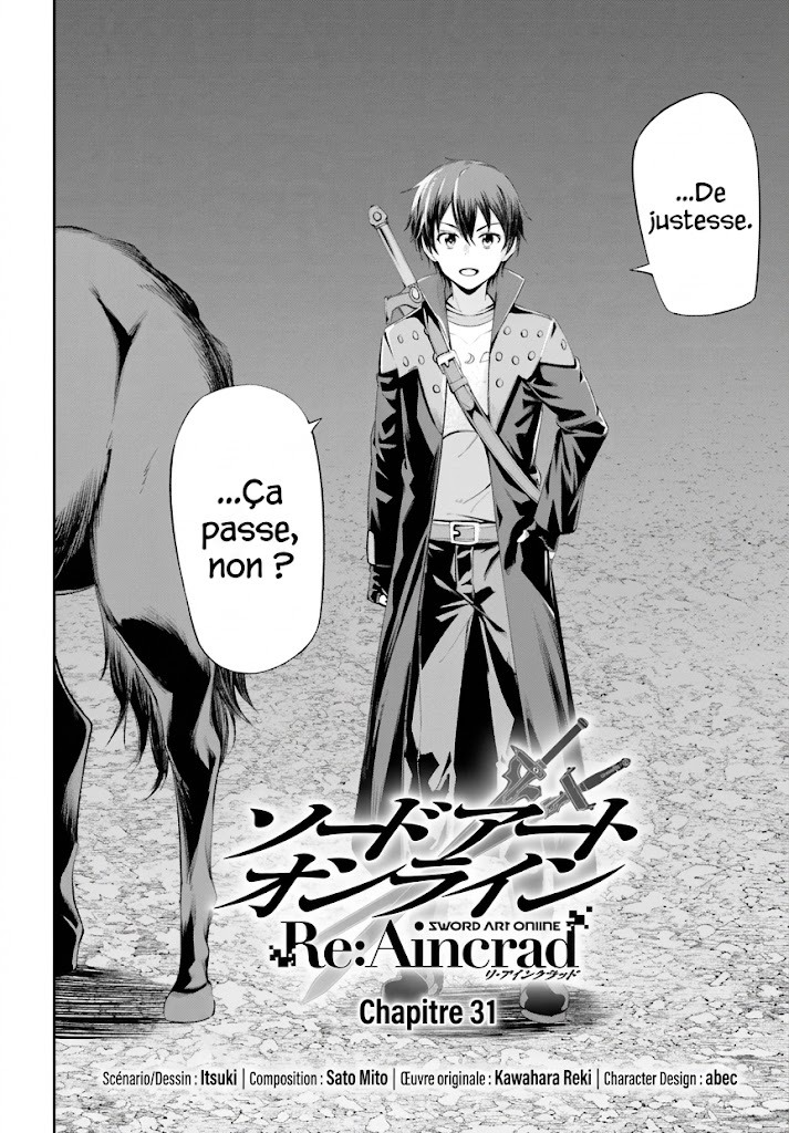 Read Sword Art Online Re Aincrad FR Manga Online