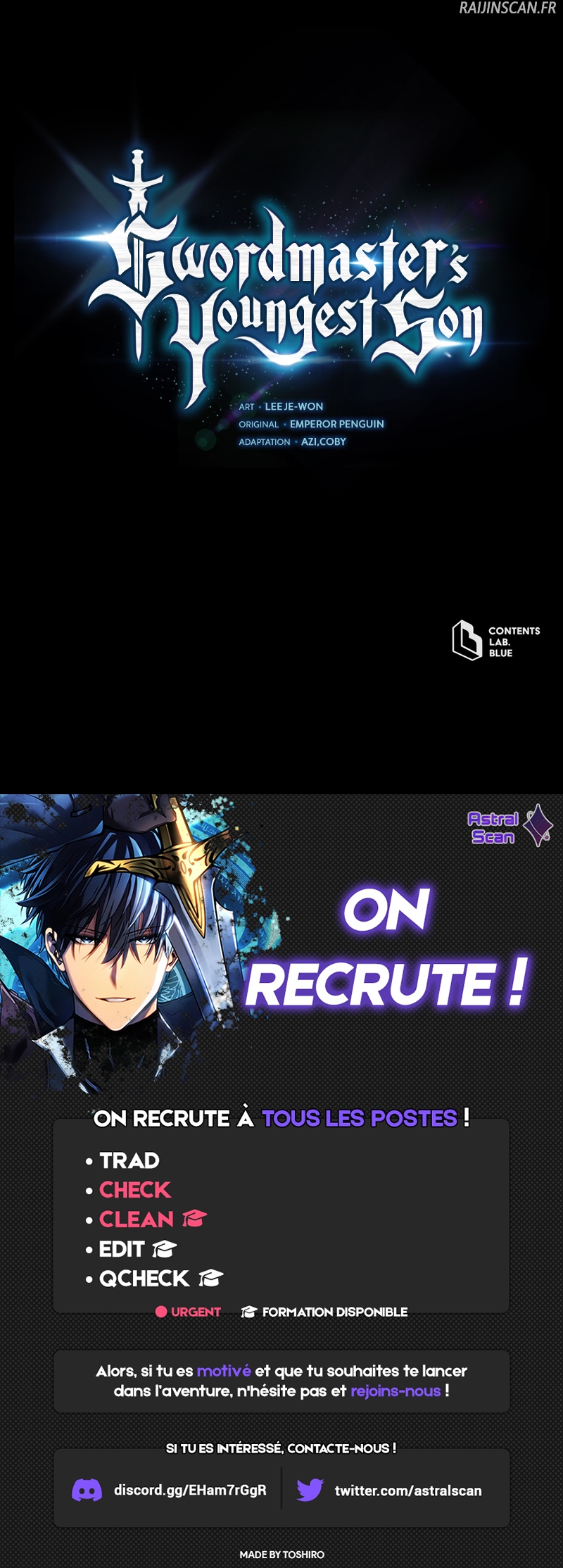 Read Swordmaster's Youngest Son FR Manga Online