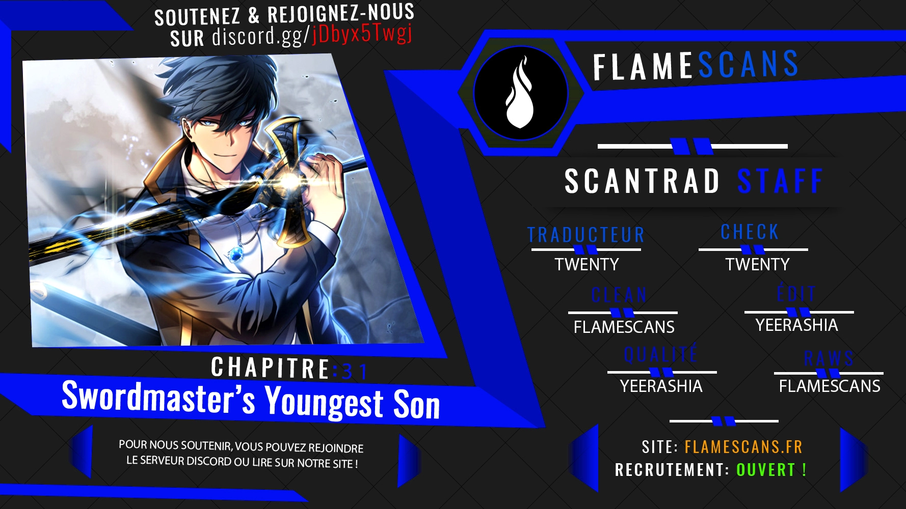 Read Swordmaster's Youngest Son FR Manga Online