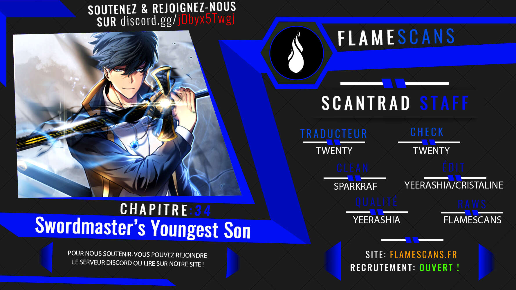 Read Swordmaster's Youngest Son FR Manga Online