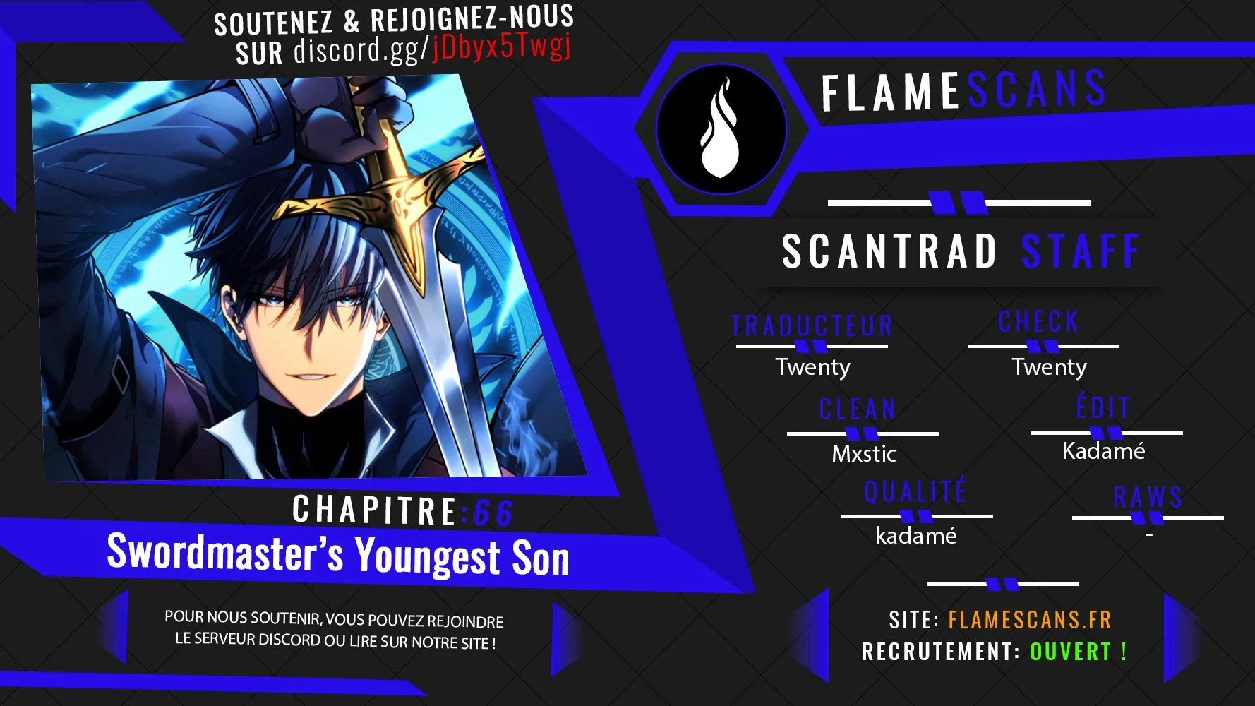 Read Swordmaster's Youngest Son FR Manga Online